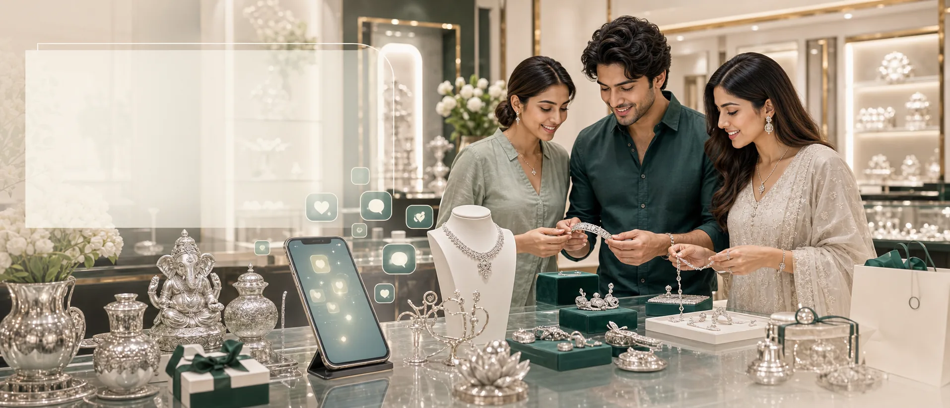 Silver Oaks social commerce order request experience
