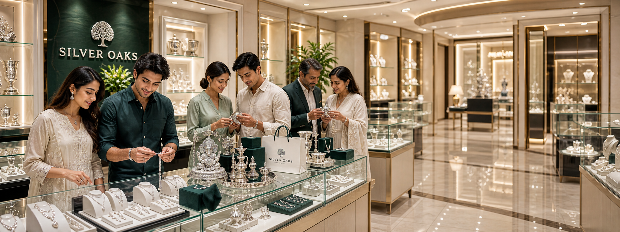 Silver Oaks jewellery exhibition and collection experience