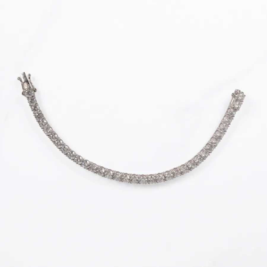 MEORA Riviere Tennis silver bracelet by Silver Oaks