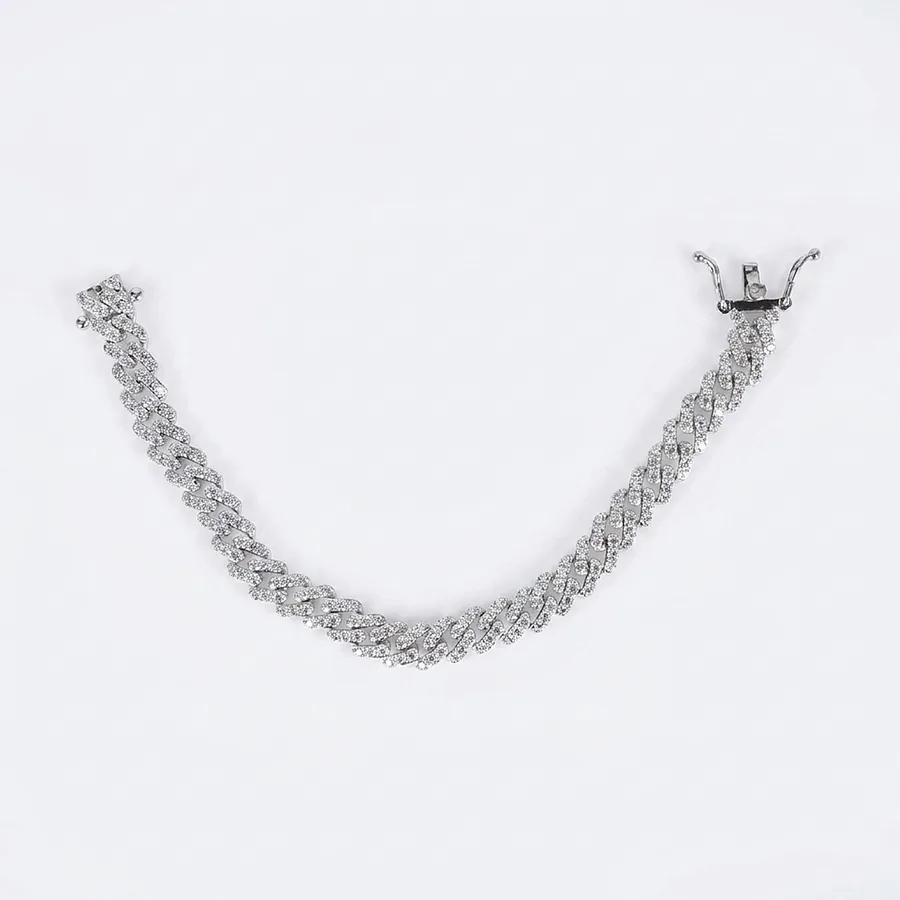 STAR JEWEL Sovereign Chain silver bracelet by Silver Oaks